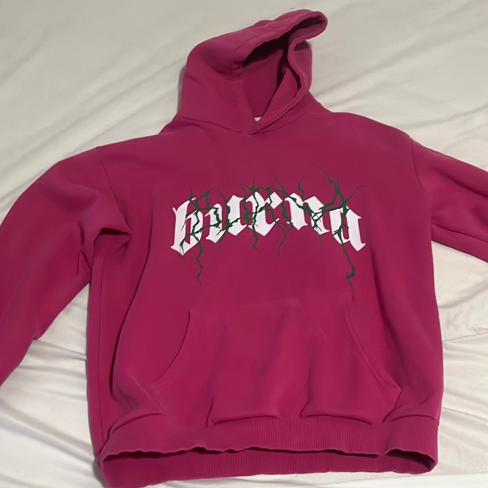 Burna Boy Hoodie Pink